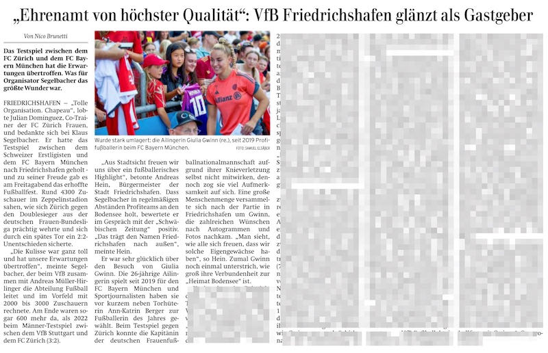 "Ehrenamt von höchster Qualität": VfB Friedrichshafen glänzt als Gastgeber