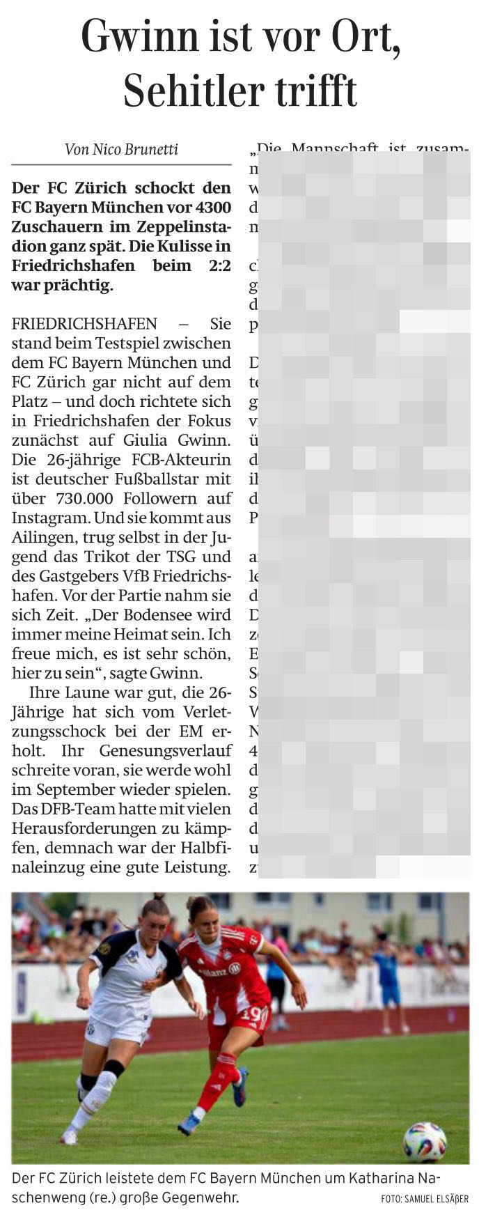 Gwinn ist vor Ort, Sehitler trifft